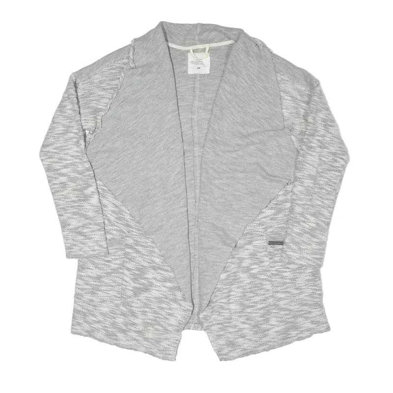 H&M Cardigan Grey Tight Knit Womens S