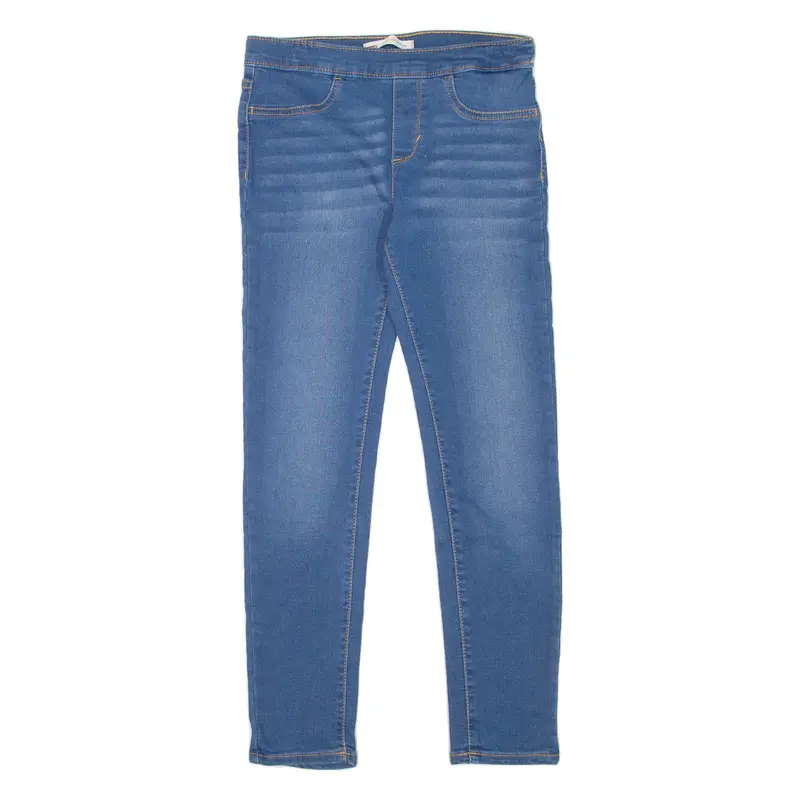 LEVI'S Pull On Girls Jeans Blue Slim Jegging Stone Wash W25 L24