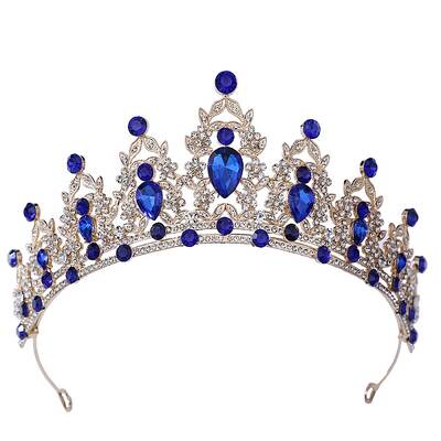 Alloy Rhinestone Crown Hair Bands
