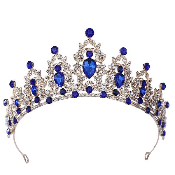 Alloy Rhinestone Crown Hair Bands