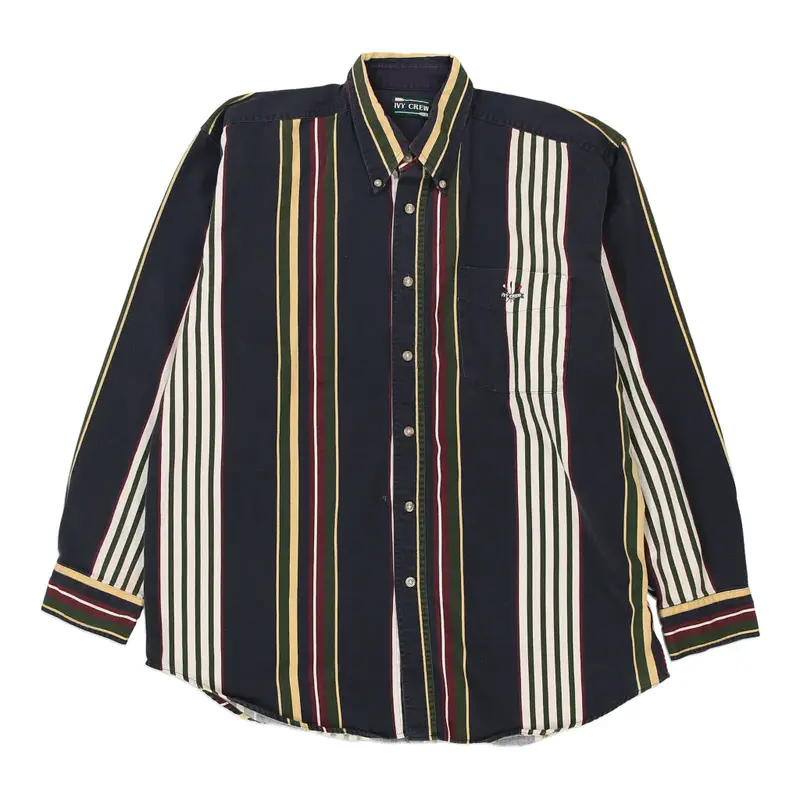 Ivy Crew Striped Shirt - Large Multicoloured Cotton