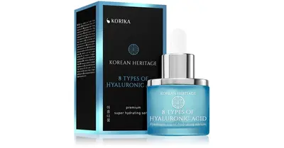 KORIKA Korean Heritage moisturizing face serum with 8 types of hyaluronic acid 30 ml