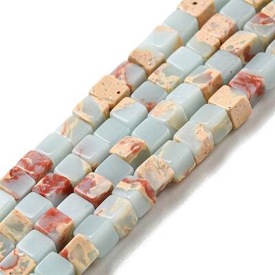 Synthetic Shoushan Stone Beads Strands