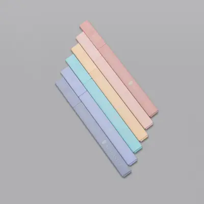 Alabaster Bible Highlighters Set- No Bleed Water Ink, Assorted Colors, Pack of 6 (A Beautiful Year Bible Highlighters Set) bi...