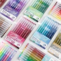 Gel Pen Set, 9 Counts/box Journal Coloring Pen, Assorted Rainbow Colors Pen Set for Adults Journal Coloring Calligraphy, Made...