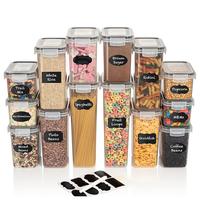 42pcs Large food storage containers with LIDS, airtight food storage containers for kitchen pantry organization and storage, ...