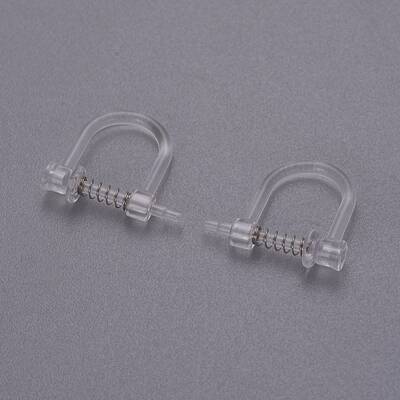 Plastic Clip-on Earring Findings