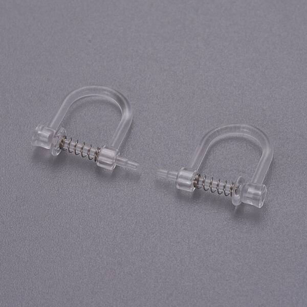 Plastic Clip-on Earring Findings