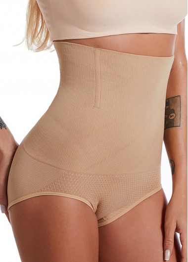 Modlily Skin Color High Waisted Shapewear Panties - XL