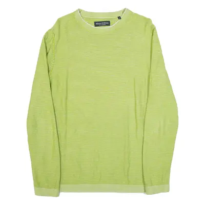 MARC O'POLO Mens Jumper Green Tight Knit M