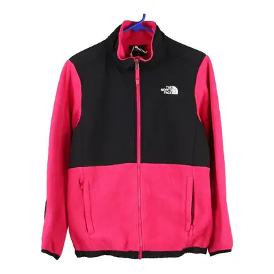The North Face Fleece Jacket - Small Pink Polyester