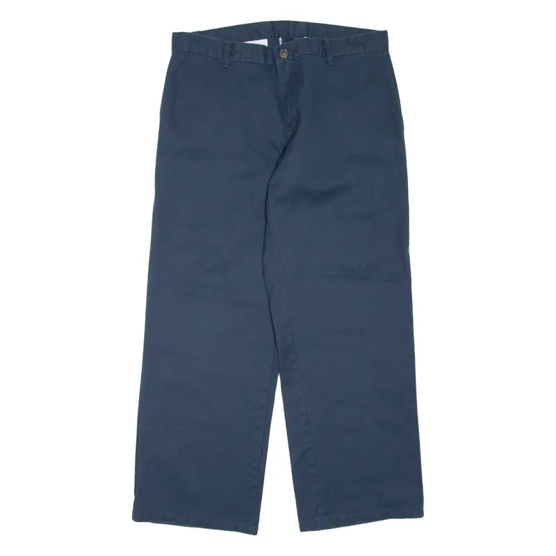 DICKIES Mens Trousers Blue Regular Straight W34 L30
