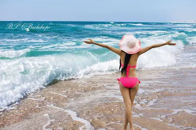 Aperturee Beach Portrait Sandy Waves Sea Summer Photography Backdrop