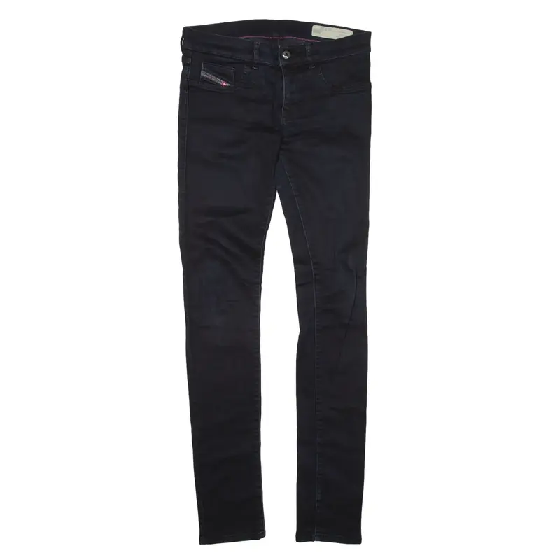 DIESEL Livie Low Waist Jeans Blue Denim Slim Jegging Womens W29 L33