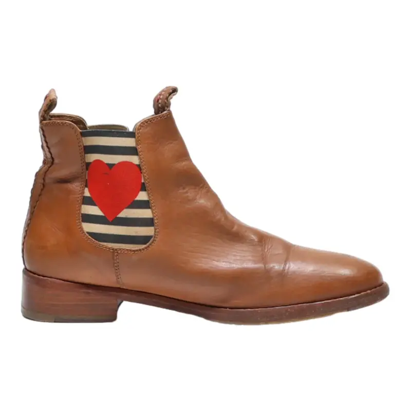 CRICKIT Chelsea Boots Brown Leather Womens UK 7