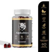 AlphaBites 7-in-1 Nitric Oxide Booster - Beet Root & L-Arginine Gummy for Blood Flow, Energy & Stamina Support | 100% Natural...