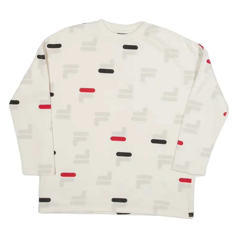 FILA Sweatshirt Cream Mens XS
