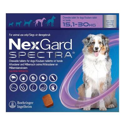 Nexgard Spectra For Large Dogs (33-66 Lbs) Purple 6 Pack
