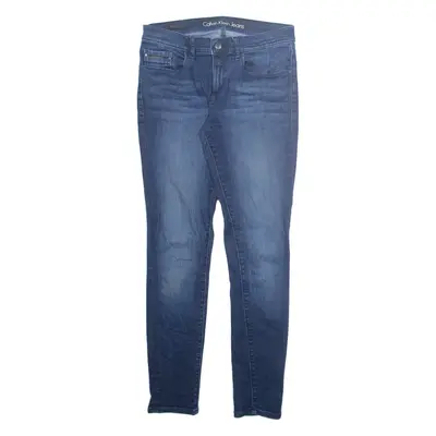 CALVIN KLEIN JEANS Mens Jeans Blue Regular Skinny Stone Wash W31 L32