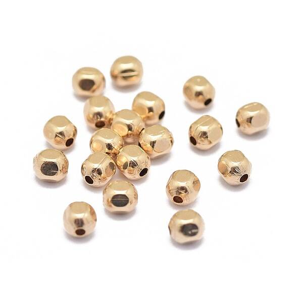 Yellow Gold Filled Beads