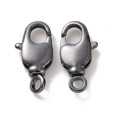 Rack Plating Brass Swivel Lobster Claw Clasps