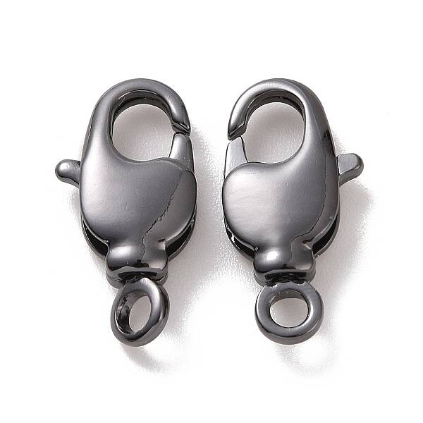 Rack Plating Brass Swivel Lobster Claw Clasps