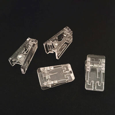 Transparent Acrylic Binder Paper Clips