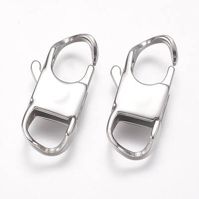 Tarnish Resistant 304 Stainless Steel Lobster Claw Clasps