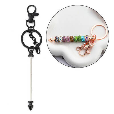 Metal Beadable Keychains