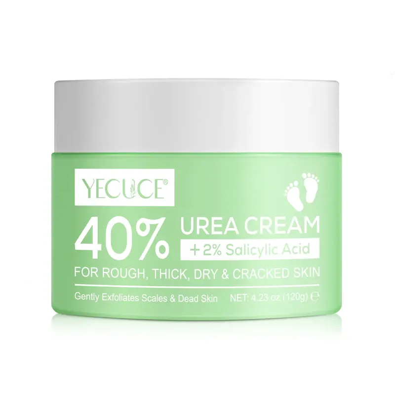 Yecuce Urea Cream 40% plus , Foot Cream for Dry Cracked Heels Feet Knees Elbows Hands Nails