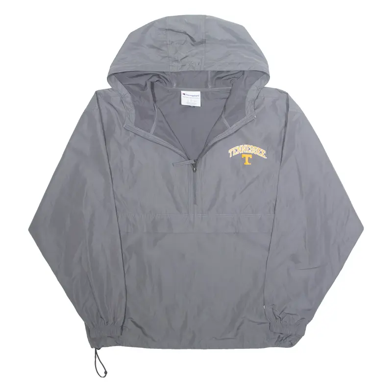 CHAMPION Mens Pullover Jacket Grey Hooded L