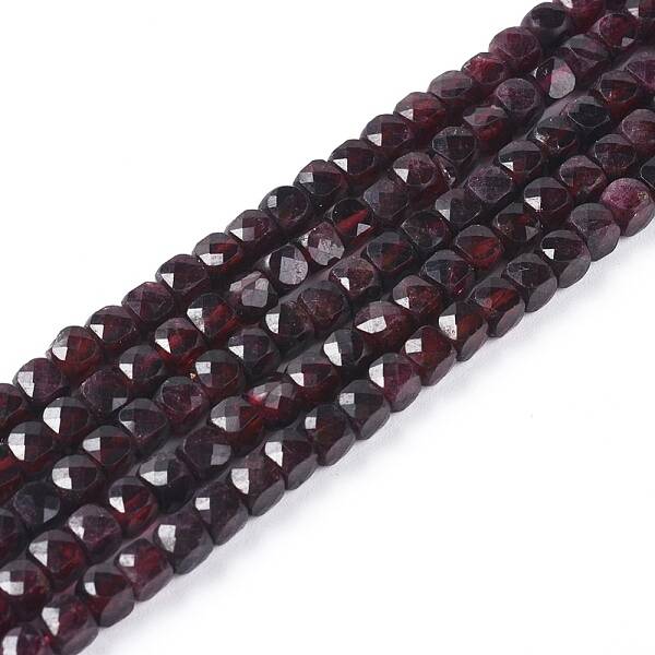 Natural Garnet Beads Strands