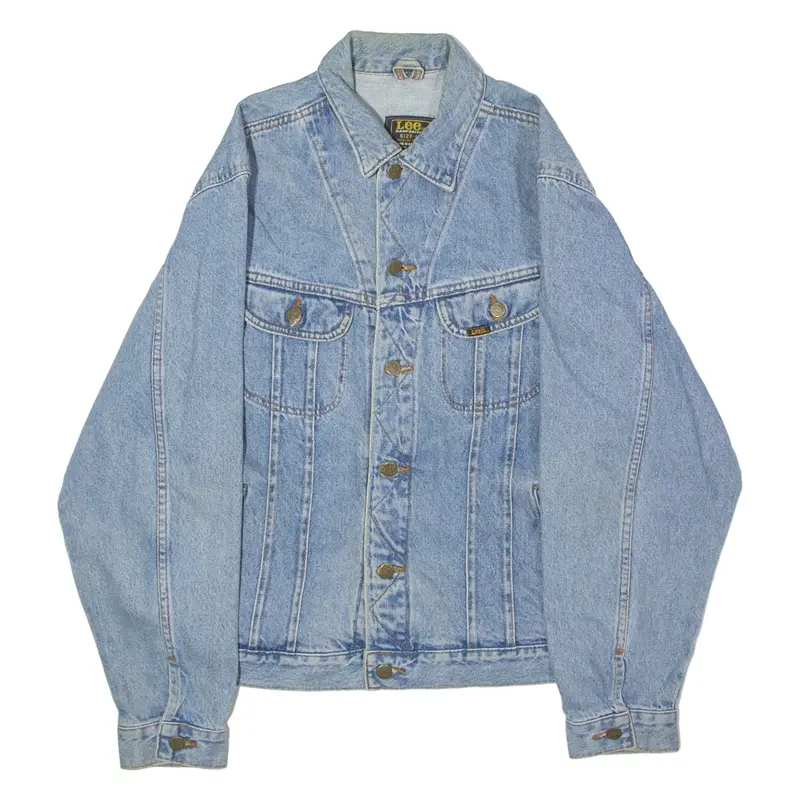 LEE Mens Denim Jacket Blue L