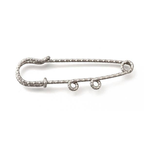 304 Stainless Steel Safety Pins Brooch Findings