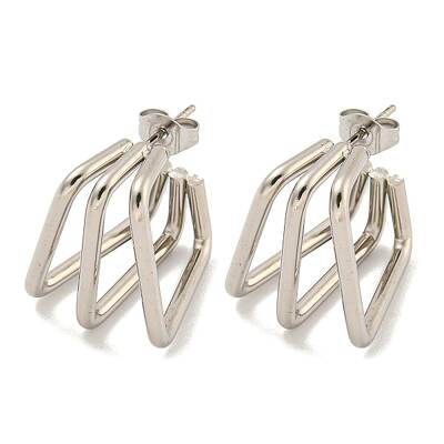 Tarnish Resistant 202 Stainless Steel Hoop Earring
