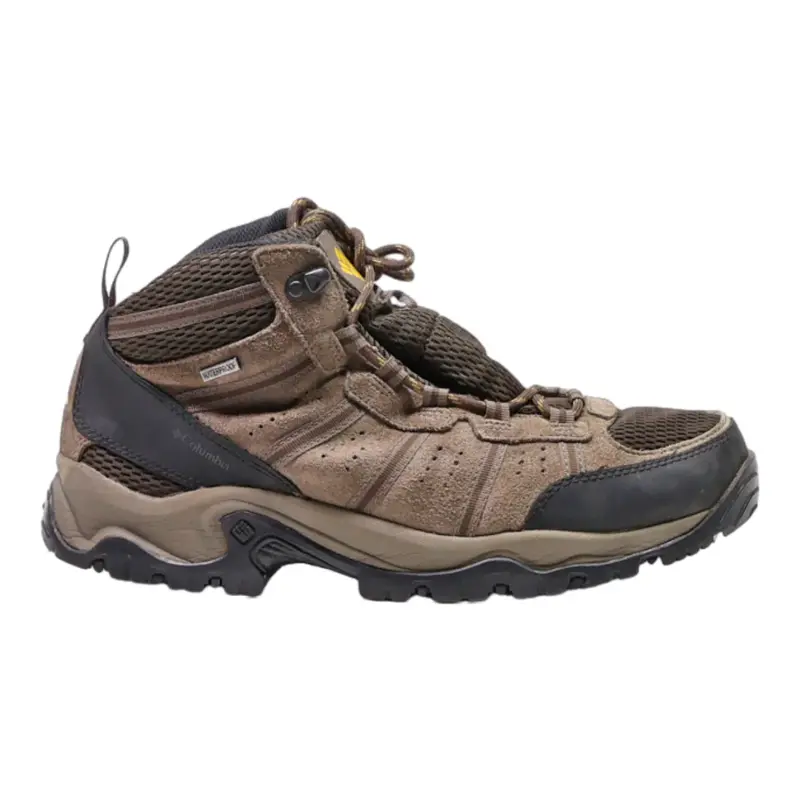 COLUMBIA Hiking Boots Brown Synthetic Mens UK 9