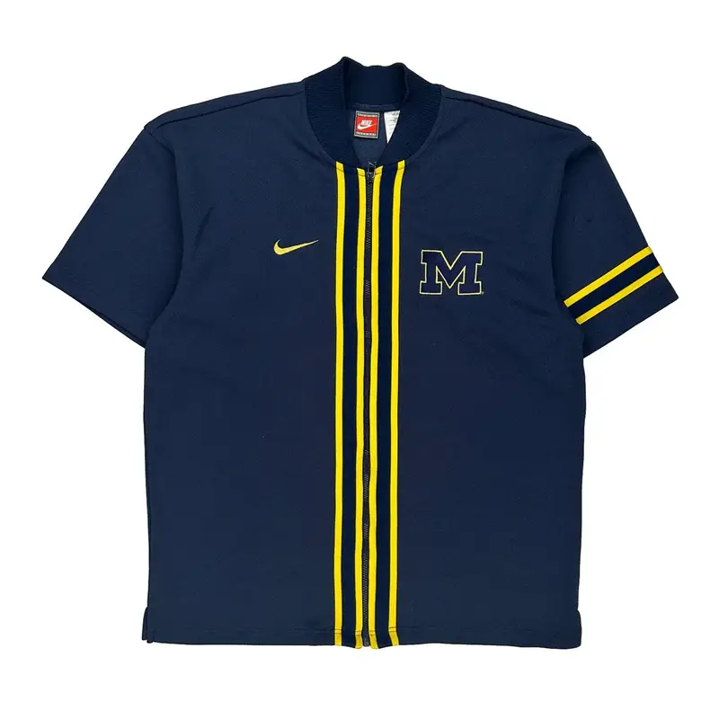 Michigan Nike Jersey - Large Navy Polyester Blend