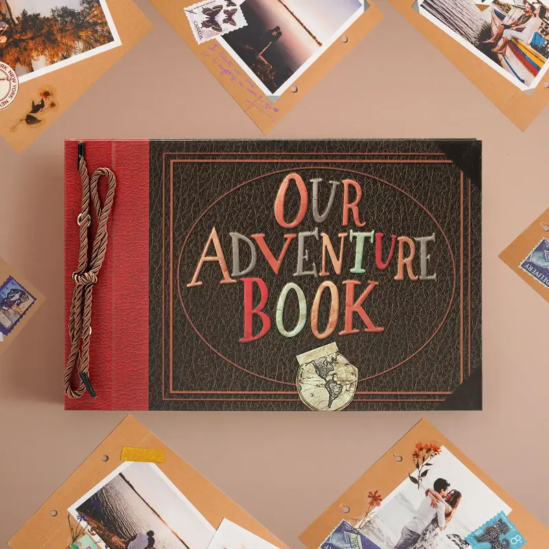 [Valentine's Day Gift] Vienrose Our Adventure Book Scrapbook Album Gift Box, Movie Up Scrapbook, Gift for Boyfriend, Girlfrie...