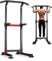 Wesfital Pull Up Bar Dip Bar Power Tower Workout Dip Station Height Adjustable Free Standing Chin Up Bar Home Gym Equipment 3...