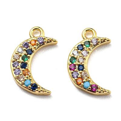 Brass Cubic Zirconia Charms
