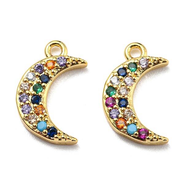 Brass Cubic Zirconia Charms