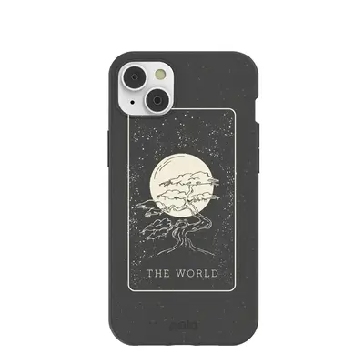 Black The World iPhone 14 Plus Case