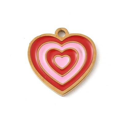 304 Stainless Steel Enamel Charms