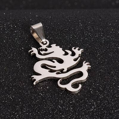 Tarnish Resistant 201 Stainless Steel Dragon Pendants