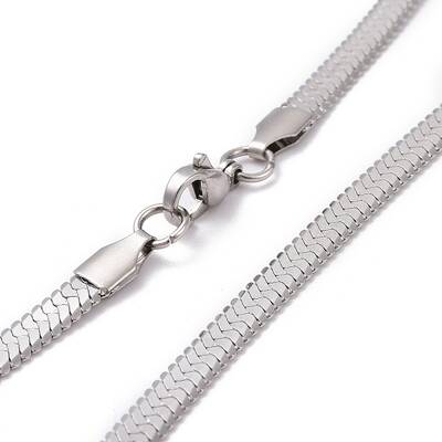 Non-Tarnish 304 Stainless Steel Snake Chains Necklaces