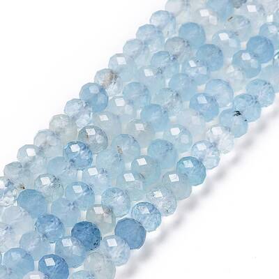 Natural Aquamarine Beads Strands