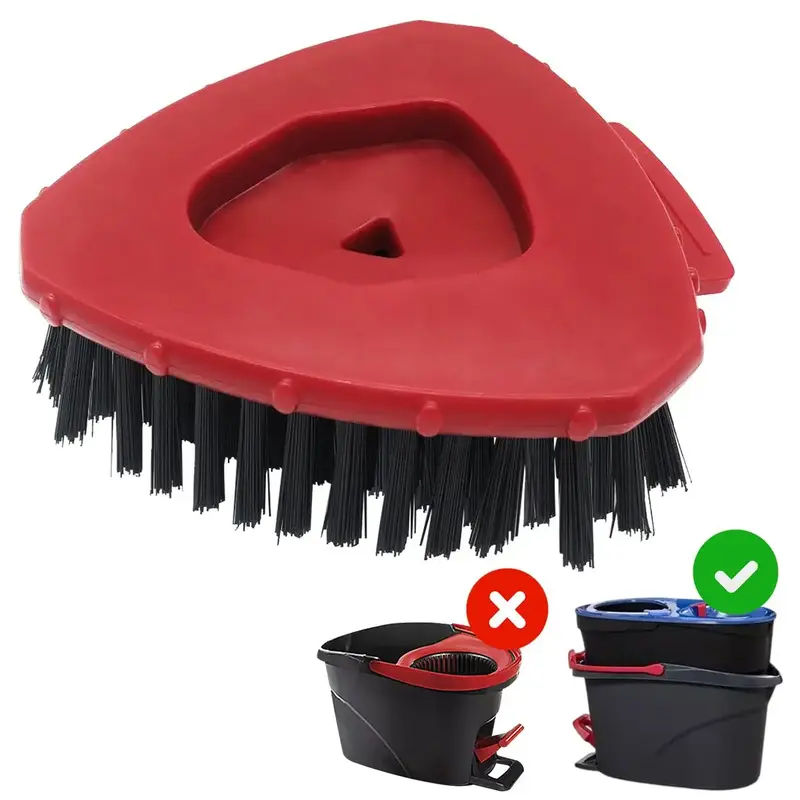 Spin Mop Replace Head, 1 Count Scrub Mop Brush Replacement Head for O-cedar/Viledo Rinse Clean Spin Mop, Cleaning Brush for K...