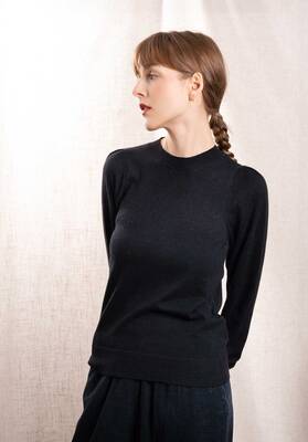 Pullover Malorine Bam Malorine Bamv518 04-Black | Color: 04 BLACK | Size: 1-S
