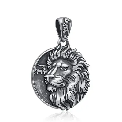 Diverse Ciondolo In Argento Leone Di0P0002