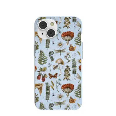 Powder Blue Nature walks iPhone 14/16e Case